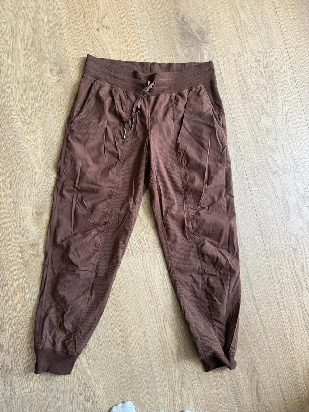 Lululemon Dance Studio Jogger pants in a beautiful chocolate brown shade